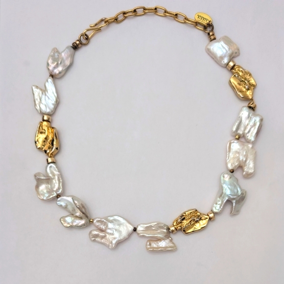 Lizzie Fortunato White Sands Collar Neclace - Picture 1 of 7